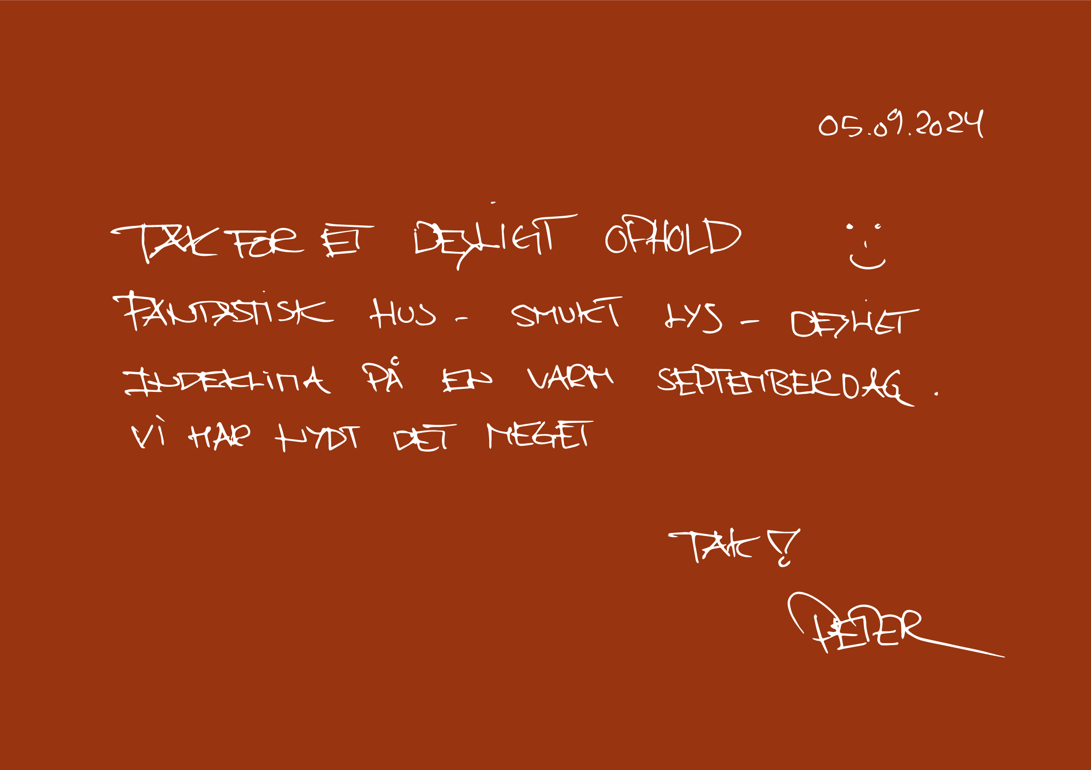 Guestbook Peter
