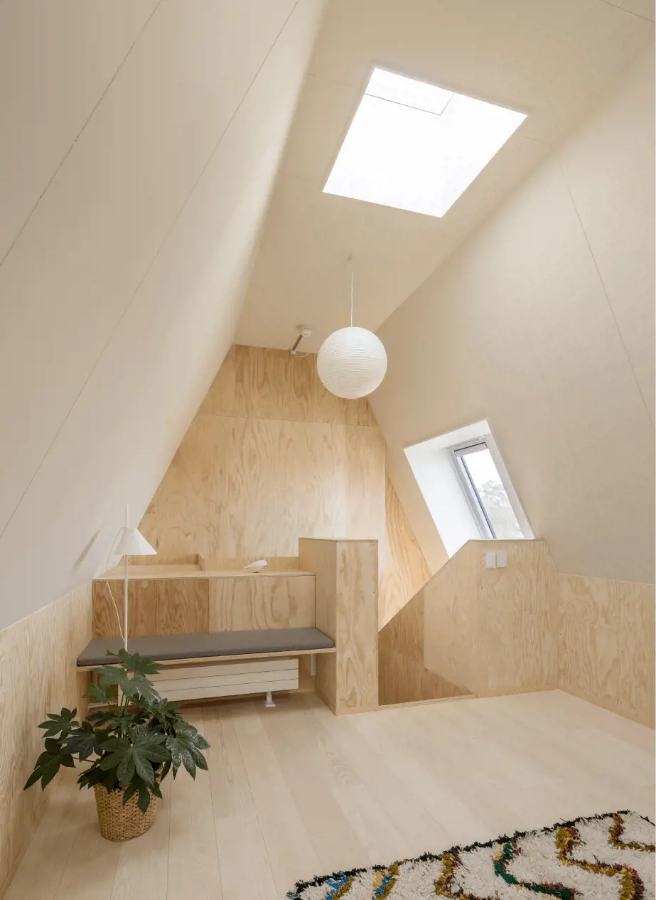Velux Living Places Timber Frame House Upstairs